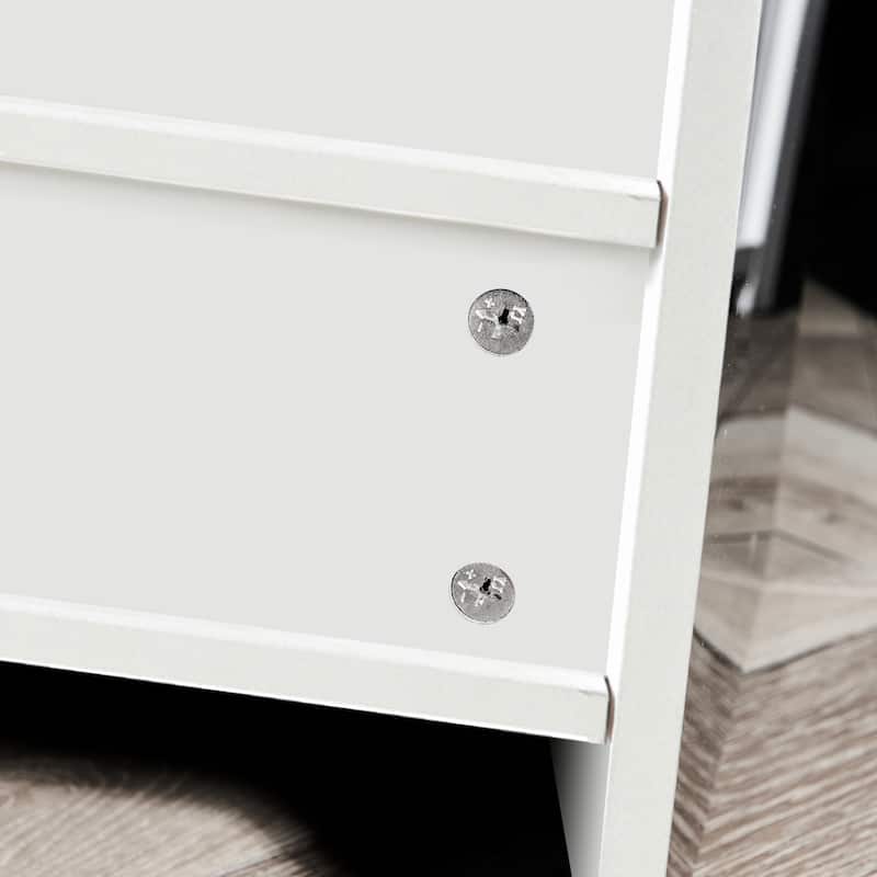 Living Room Sideboard Storage Cabinet Black High Gloss with LED Light, Modern Kitchen Unit Cupboard Buffet Wooden Storage