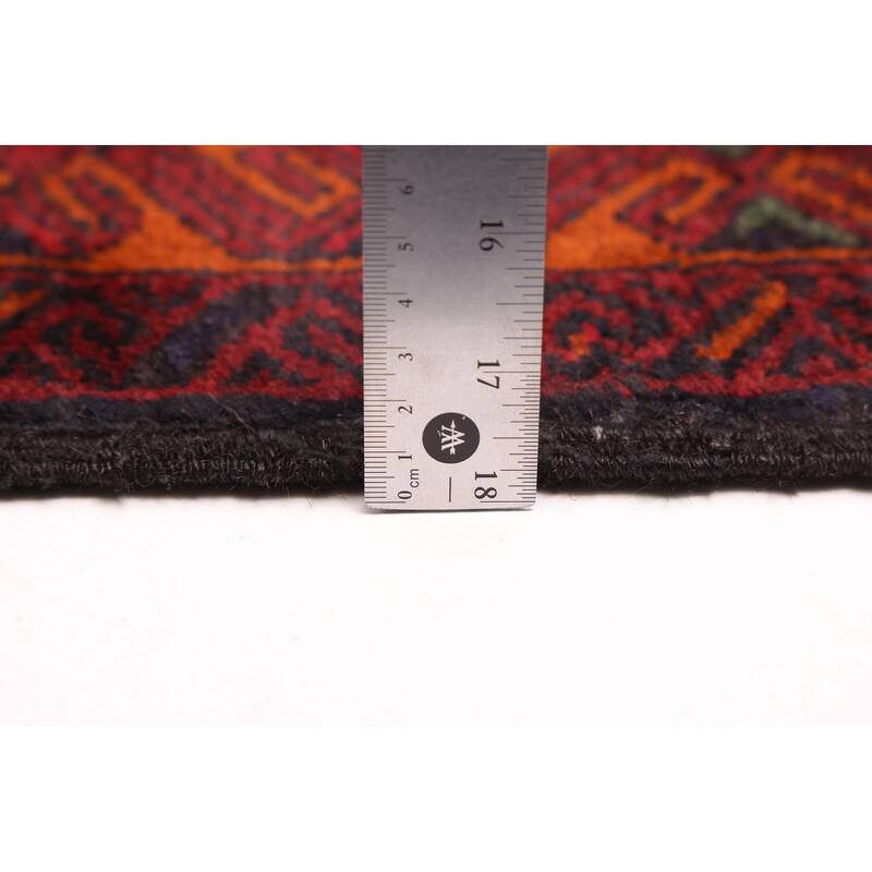 ECARPETGALLERY Hand-knotted Teimani Red Wool Rug - 3'10 x 6'3