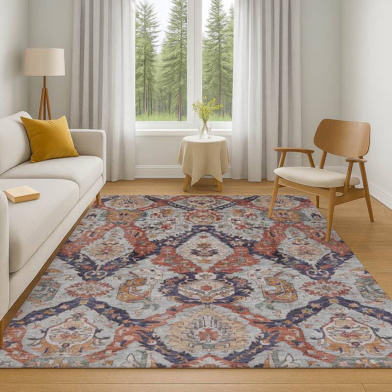 Premium Washable Super Soft Global Traditional Mayfield Rug