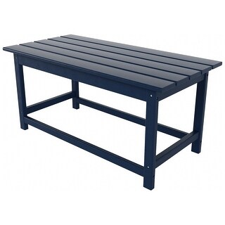 POLYTRENDS Laguna All Weather Poly Outdoor Coffee Table - Rectangle
