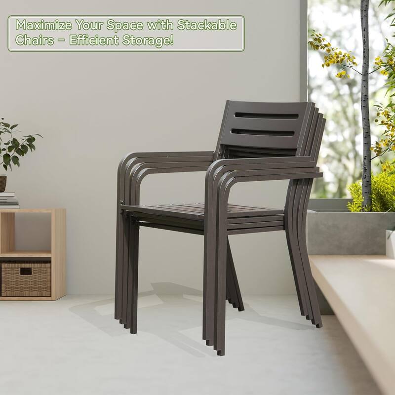 Patio Dining Chairs Set of 4