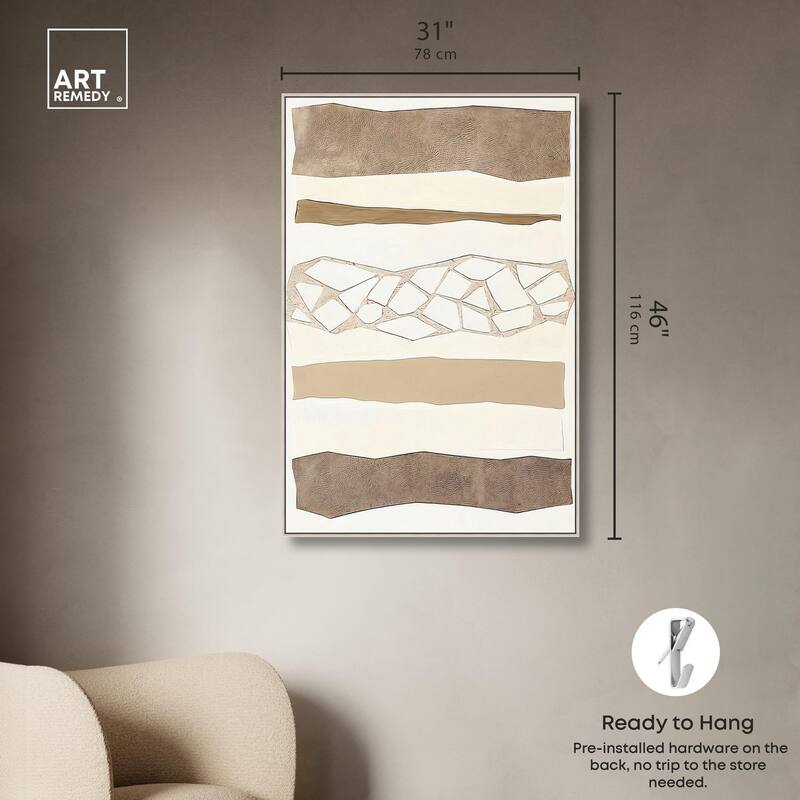 Relief Rifts I Canvas by Art Remedy