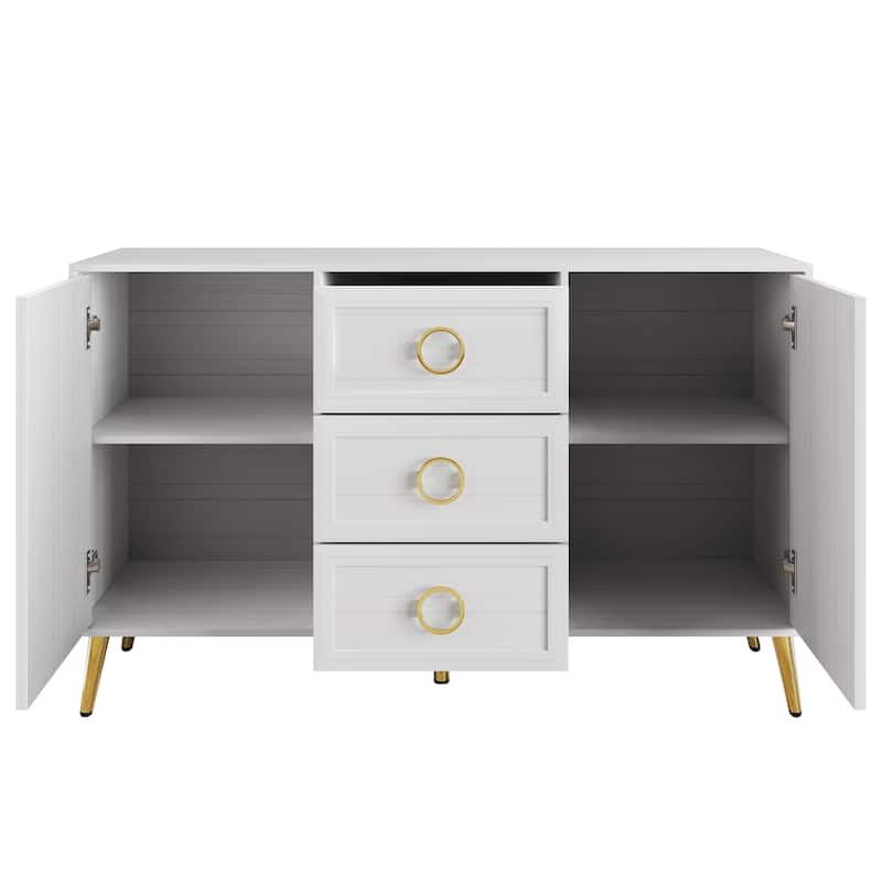 CraftPorch Contemporary Glam Sideboard Cabinet