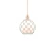 Option Antique Copper / White Glass with White Rope