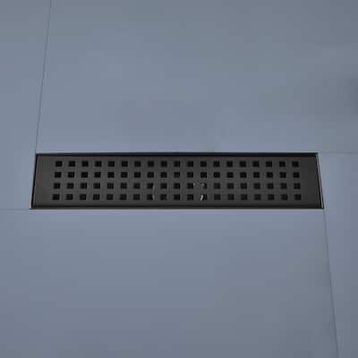 Topcraft Stainless Steel Grid Linear Floor Drain