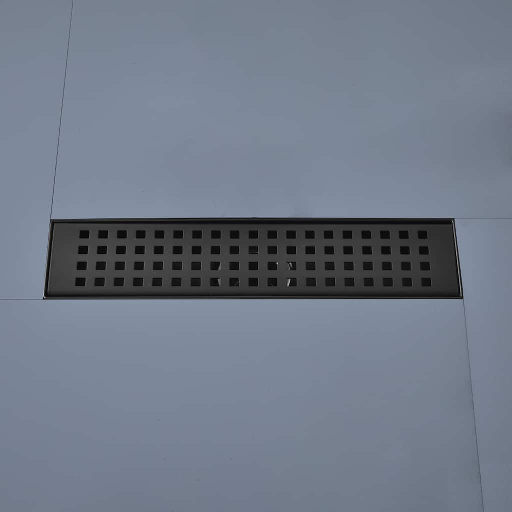 Topcraft Stainless Steel Grid Linear Floor Drain