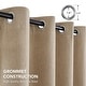preview thumbnail 11 of 33, Deconovo Linen Blackout Curtains and Drapes for Bedroom 2 Panels