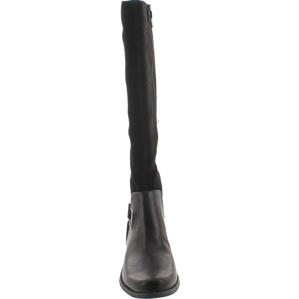 aerosoles black riding boots