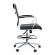 preview thumbnail 23 of 38, Office Chair With Arms Stools For Counter Height Bar Office Wheels PU Leather Rest Tilt Swivel Work Office Standing Desk