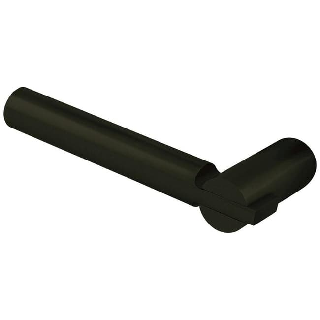 Baldwin Single Left Hand Estate Lever Minus Rosettes - Satin Black