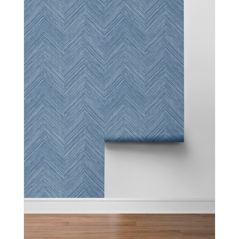 NextWall Chevron Stripe Peel and Stick Wallpaper