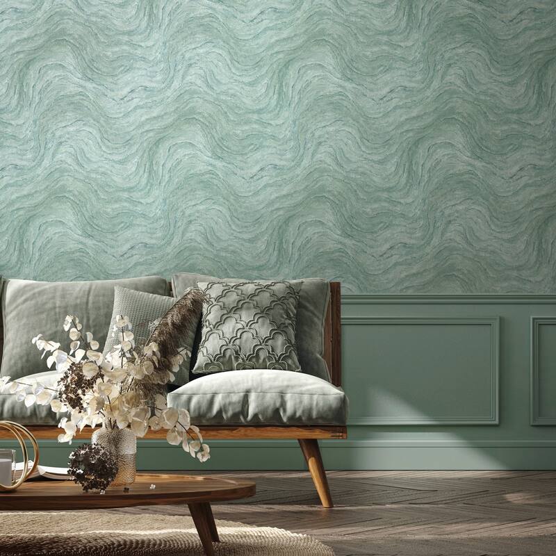Galerie Wallcoverings Bricks and More Collection Marble Optic Matte Finish Vinyl on Non-woven Wallpaper Roll