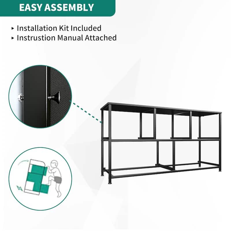5-drawers Storage Horizontal Bedroom Dresser, Child Dresser with Wood Tabletop