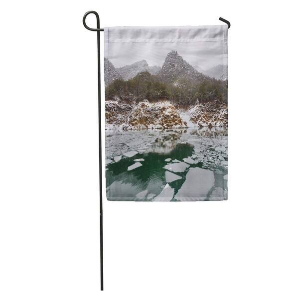 Shop Icy Beautiful Lake Cruise Ice Sheet In Winter Chungiu South Garden Flag Decorative Flag House Banner 12x18 Inch On Sale Overstock 31350586