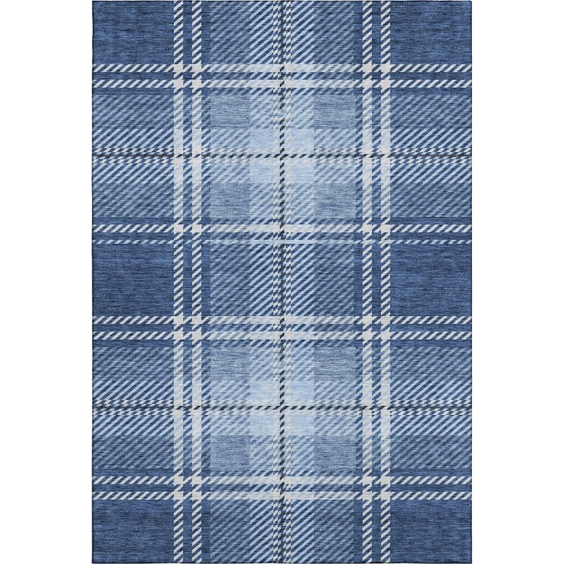 Premium Washable Super Soft Plaid Mayfield Rug