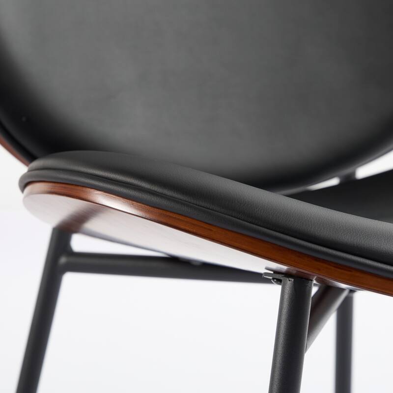 Modern Shell Chair Single Side Chair, Lounge Chair with Comfortable Backrest