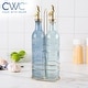 preview thumbnail 3 of 196, COOK WITH COLOR Glass Olive Oil Bottle Dispenser - 2 Pack- 17oz Oil and Vinegar Carafe Decanter