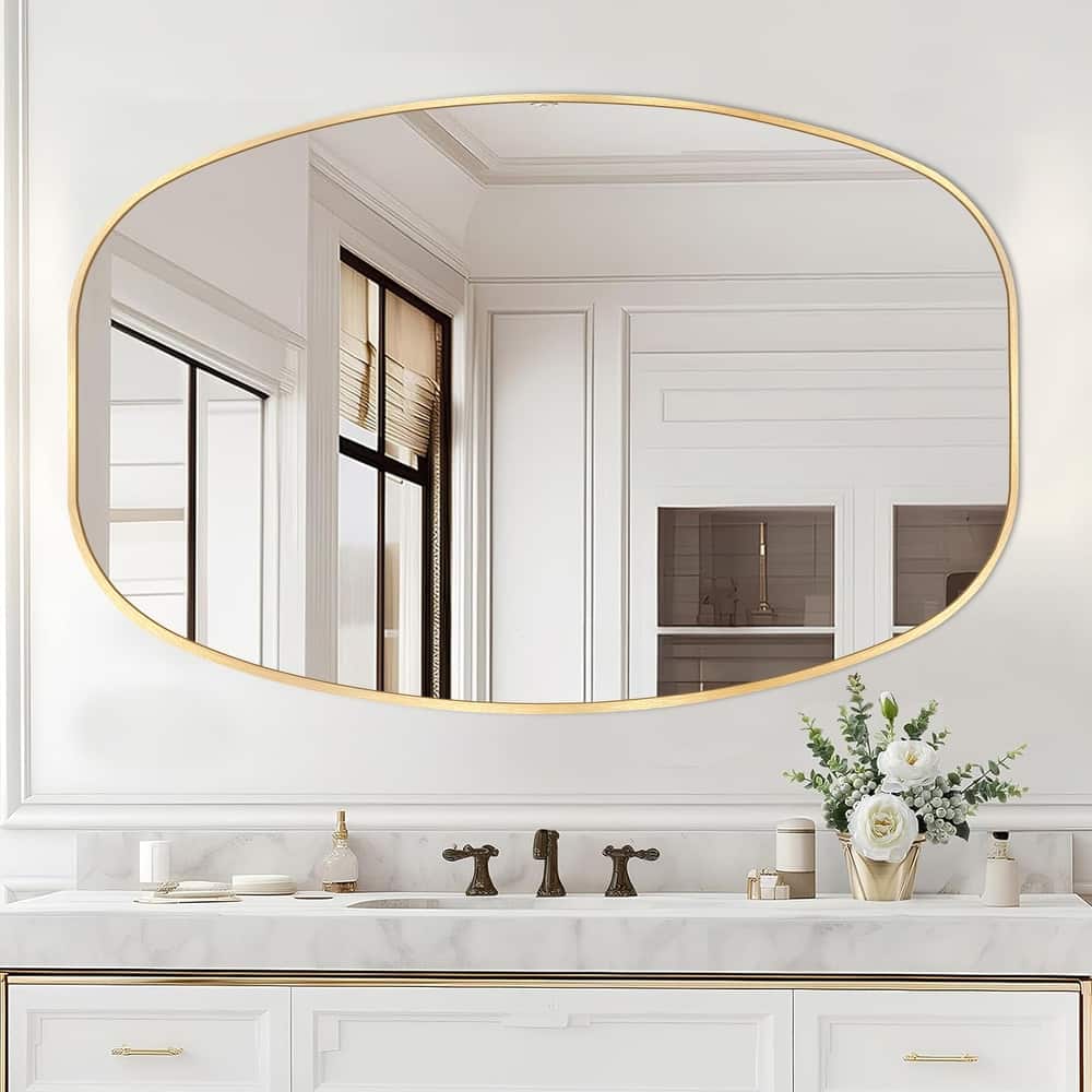 Oval Wall Mirror Bathroom Mirror for Over Sink