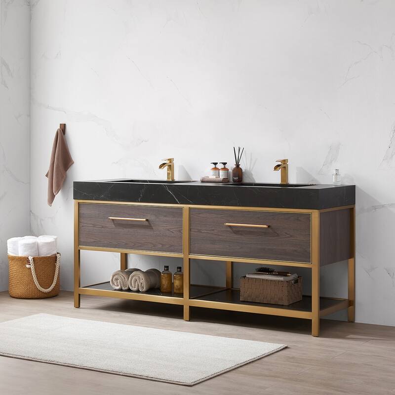 Segovia Bath Vanity with Sintered Stone Top