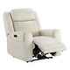 preview thumbnail 51 of 51, Leo Dual Motor Genuine Leather Power Recliner With Power Headrest