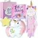 preview thumbnail 7 of 6, Follow Your Dreams Unicorn Pillow Gift Set, Unicorn Plush, Dream Catcher for Girls Ages 4-9 Years - Multi