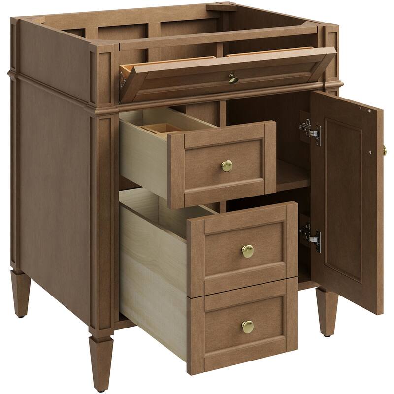 James Martin Vanities 655-V30-3CAR Brittany 30" Free Standing Single