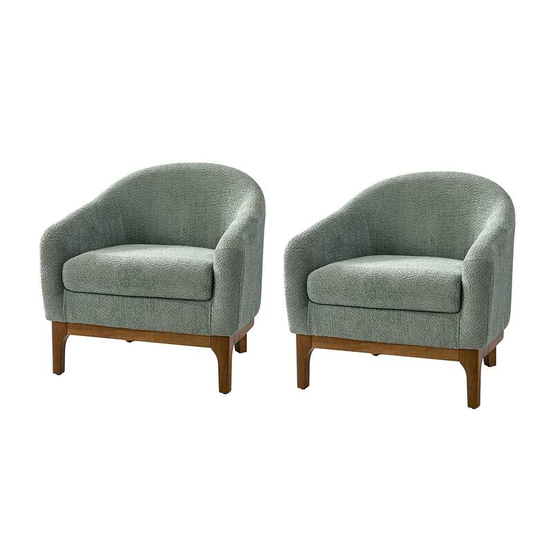 Joseph Mordern Boucle Armchair Chair Set Of 2 By HULALA HOME