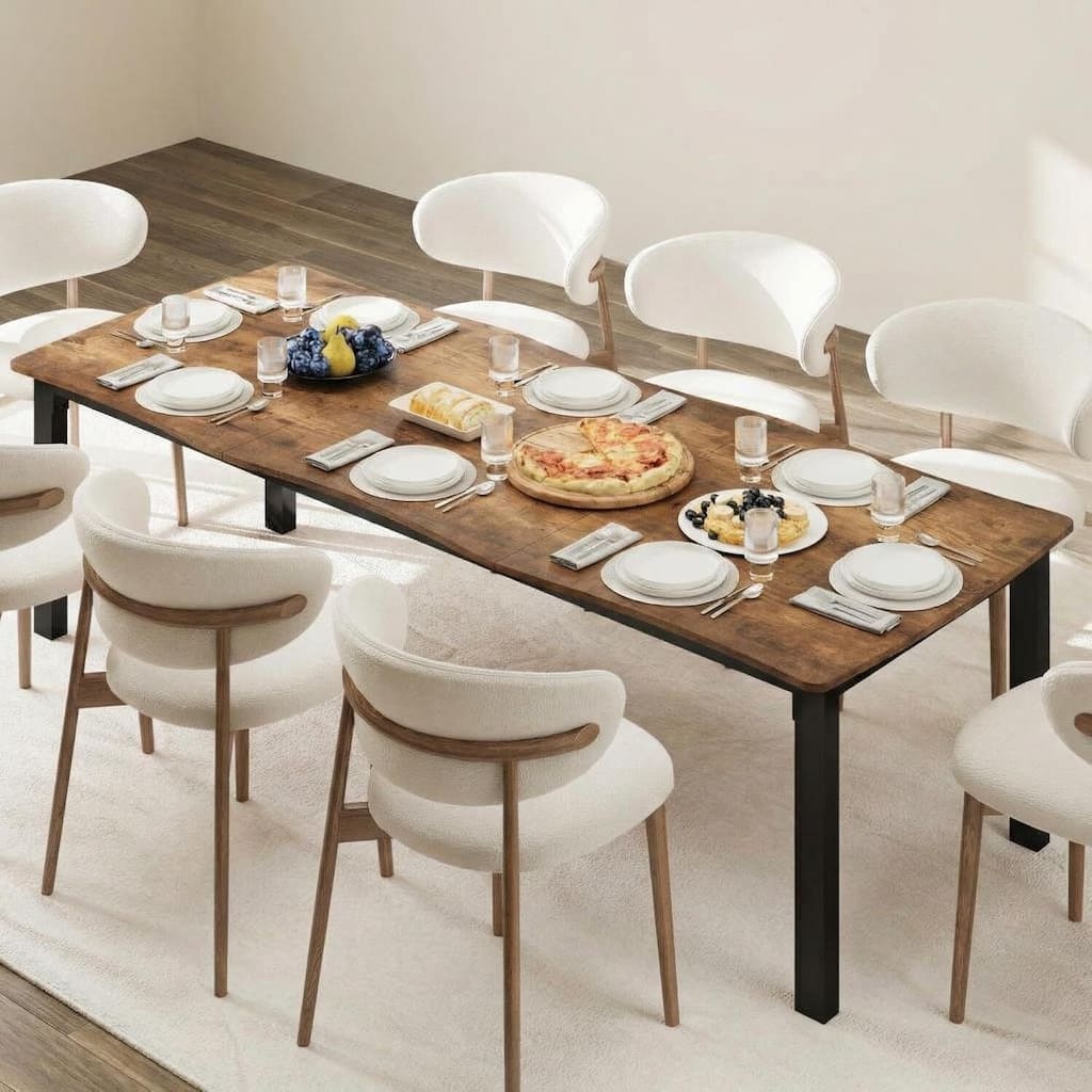 78.7 Inch Kitchen Dining Table Set for 6-8 for Dining Room, Kitchen, or Office (Only Table)