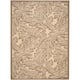 SAFAVIEH Courtyard Bettyjane Tropical Leaves Indoor/ Outdoor Area Rug