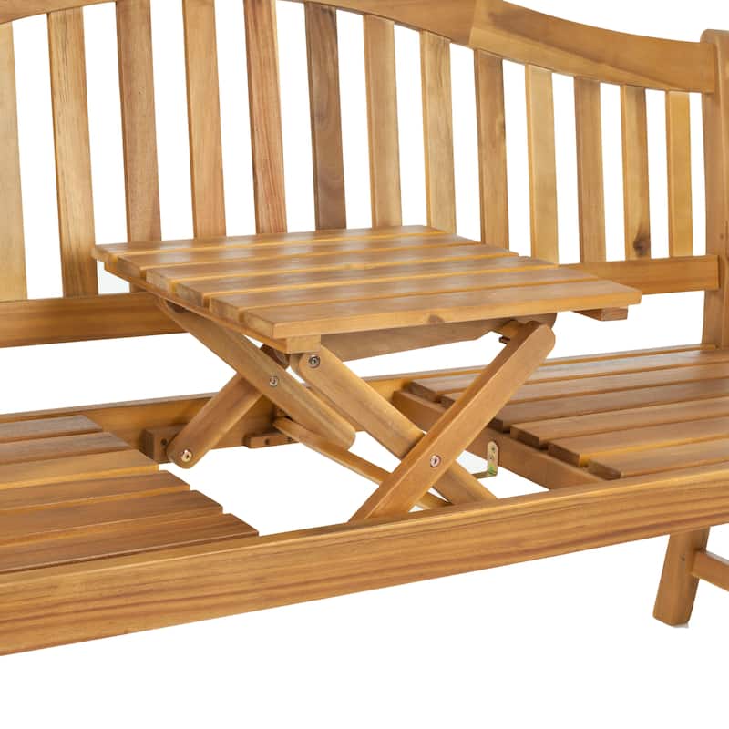 SAFAVIEH Outdoor Graciela Bench - 63Wx25Dx38H