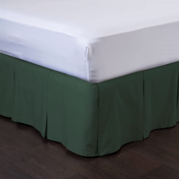 Detachable Bedskirt Easy on/Easy Off Pleated Bed Skirt Blissford