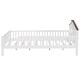 preview thumbnail 14 of 14, Full Size Wood Platform Bed with House-shaped Headboard,LED & Storage