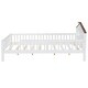 preview thumbnail 9 of 15, Full Size Wood Platform Bed with House-shaped Headboard and LED