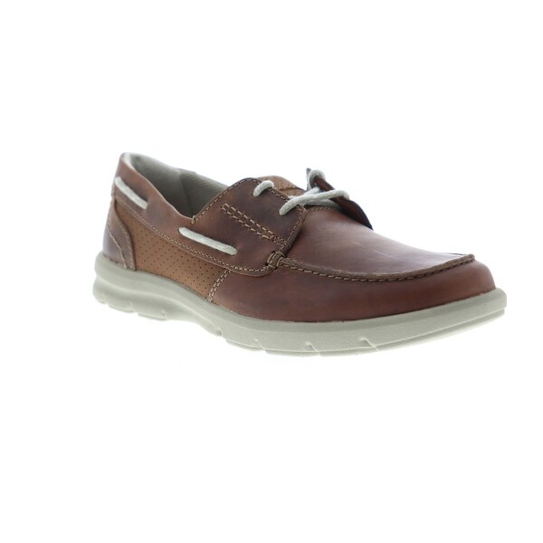Shop Clarks Jarwin Edge Tan Leather Mens Boat Shoes Casual Free