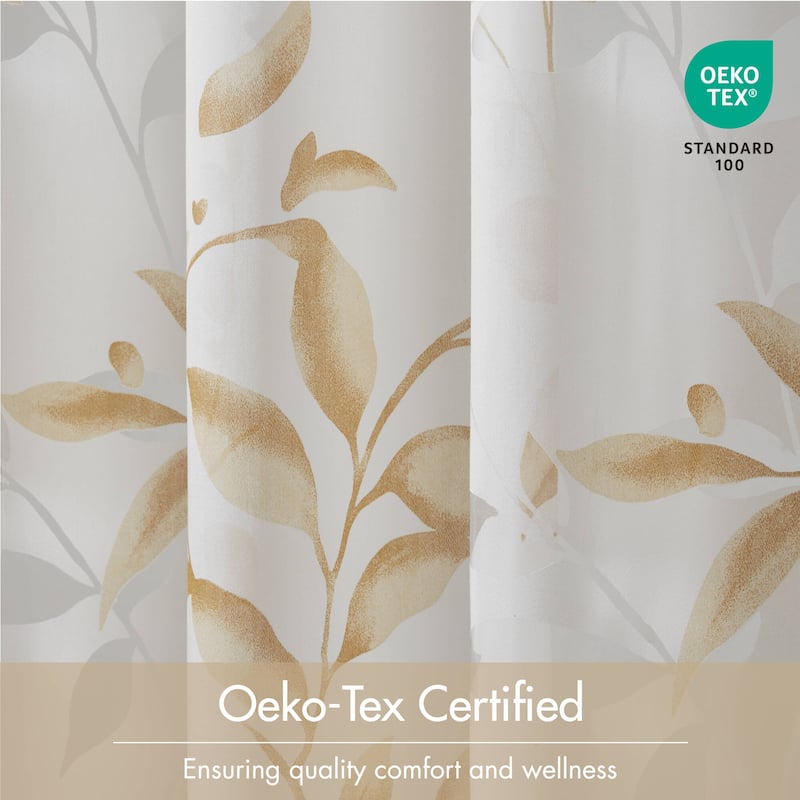 Madison Park Vera Burnout Printed Curtain Panel Single