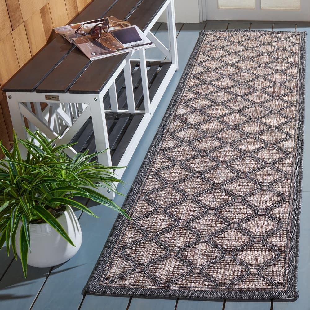 SAFAVIEH Courtyard Kremena Indoor/ Outdoor Waterproof Patio Backyard Rug