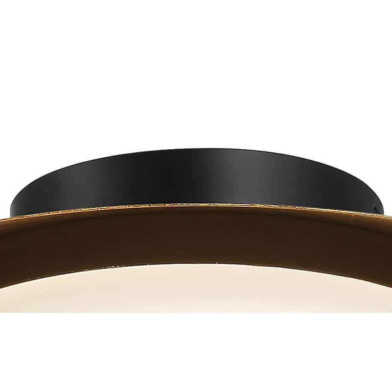 Minka Lavery 5625-L Zinola 15" Wide LED Semi-Flush Mount Ceiling