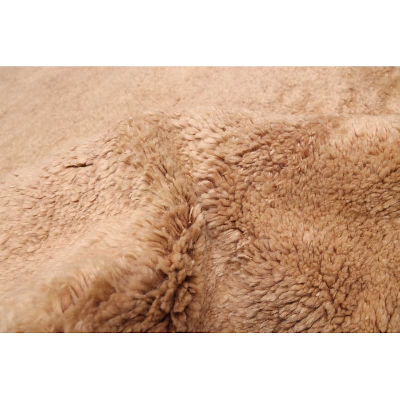 ECARPETGALLERY Hand-knotted Pak Finest Gabbeh Tan Wool Rug - 10'5 x 13'5