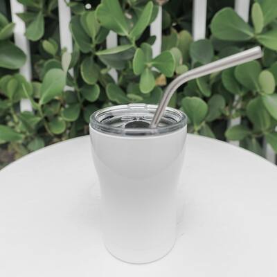 12 Oz. Ice White Tumbler by Daily Boutik