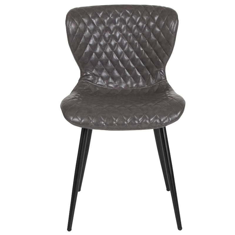 Contemporary Vinyl Upholstered Chair