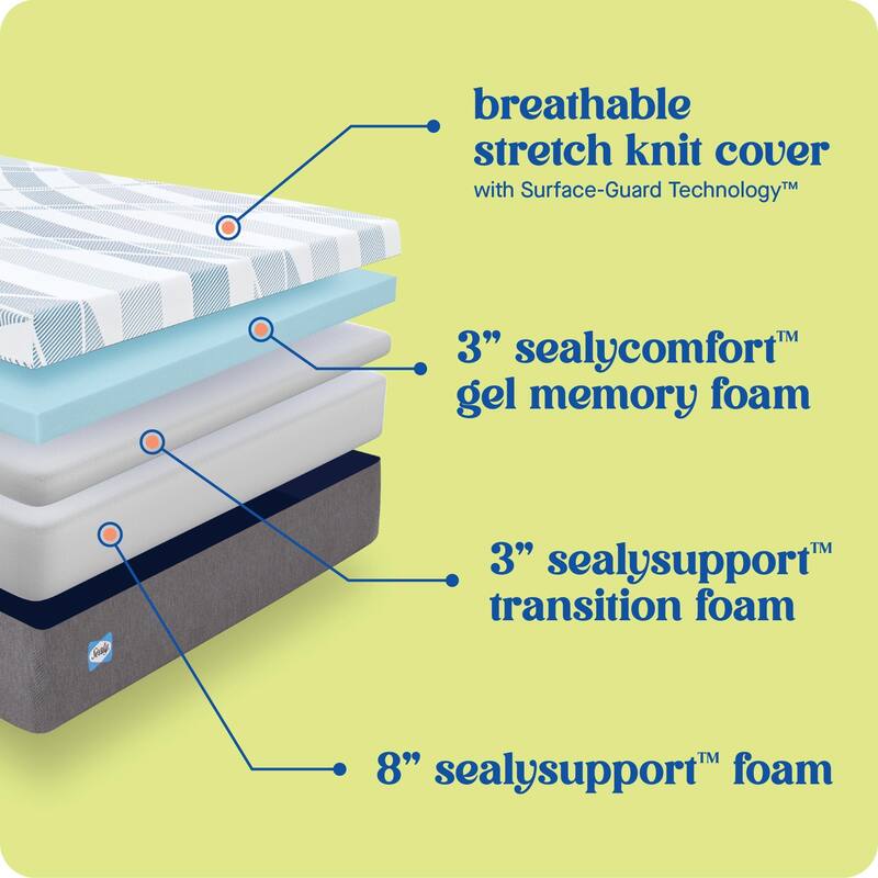 Sealy Dreamlife 14" Foam Mattress-in-a-Box