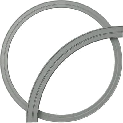 84 3/4"OD x 74 1/4"ID x 5 1/4"W x 1"P Milton Ceiling Ring