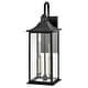 preview thumbnail 5 of 3, Lark 81594 Nolan 2 Light 22" Tall Outdoor Wall Sconce with Clear Glass