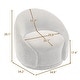 preview thumbnail 7 of 80, 34" Wide 2 Set Velvet/ Boucle Barrel Swivel Chair