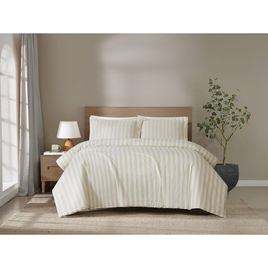 Brooklyn Loom Levi Stripe 3 Piece Quilt Set