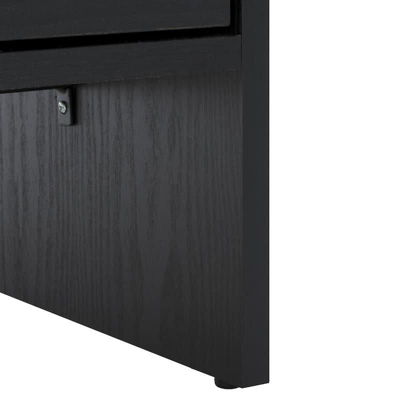 SAFAVIEH Arsenio 2-Drawer 2-Shelf Entertainment Media Stand for TVs up to 65" - 61"W x 16"D x 24"H