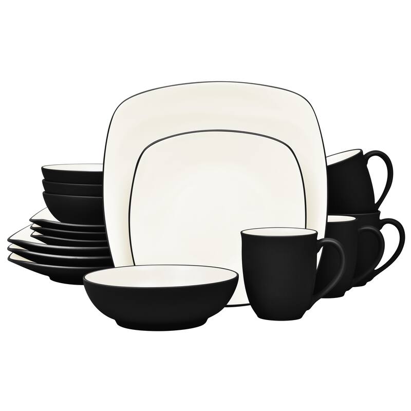 Noritake Colorwave 16-Piece Square Set, Service For 4