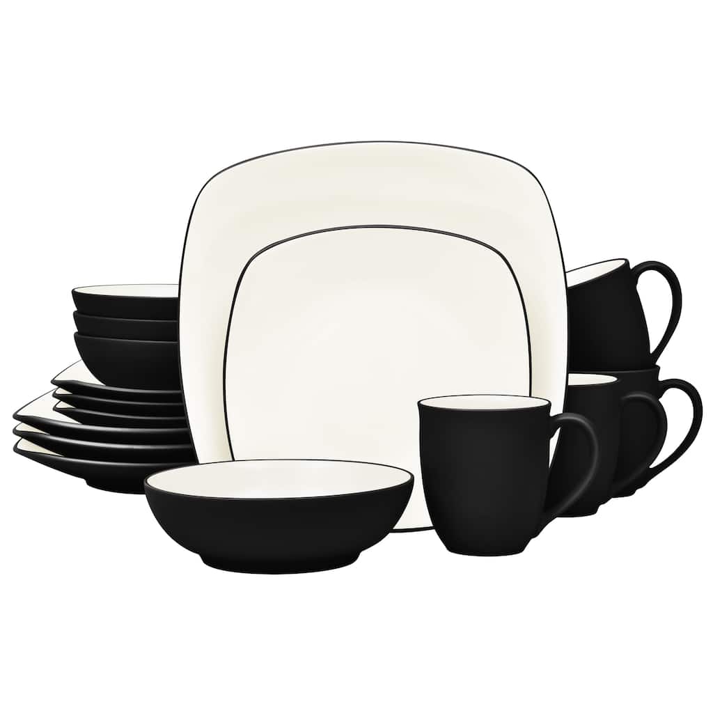 Noritake Colorwave 16-Piece Square Set, Service For 4