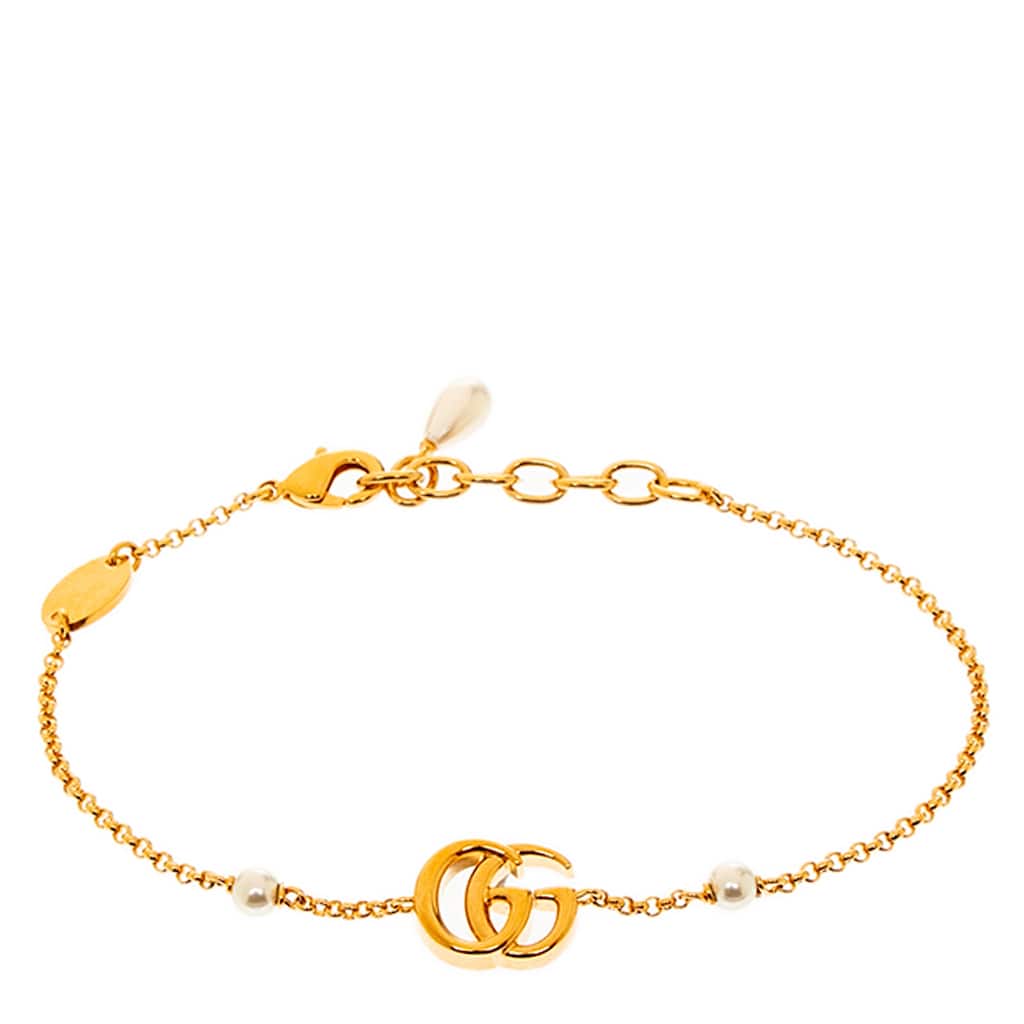 Gucci GG Marmont Chain Bracelet with Charm - S