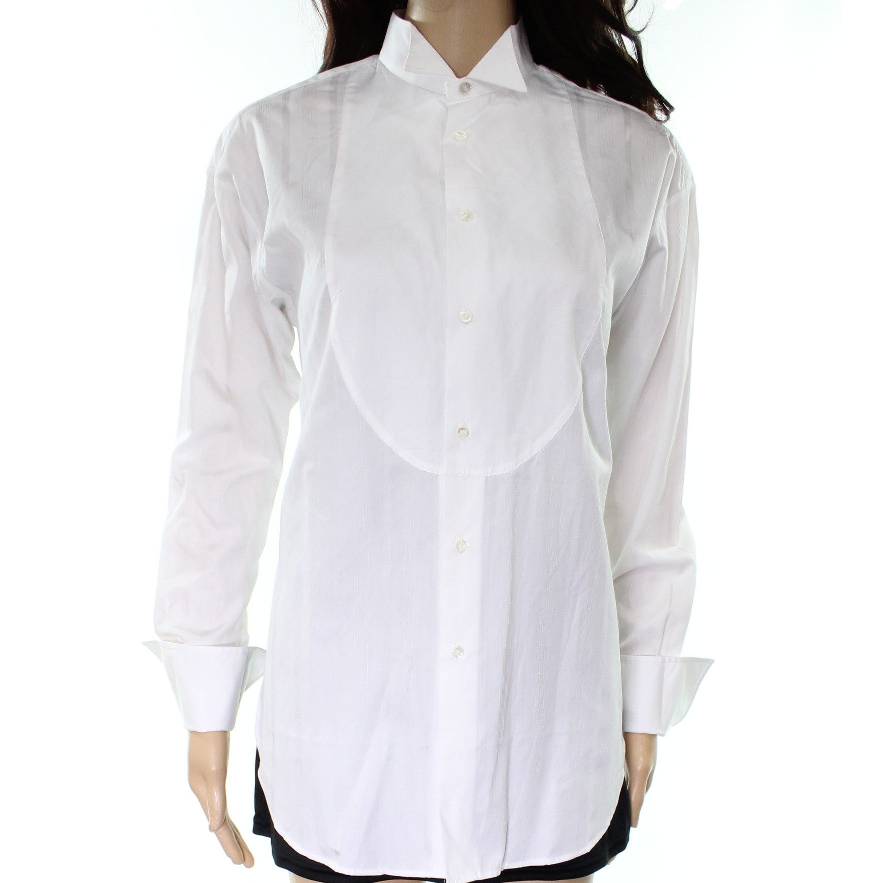 ralph lauren women's white button down shirt